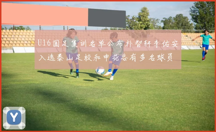 U16国足集训名单公布朴智轩李佑安入选泰山足校和申花各有多名球员参与